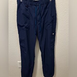 Figs Men's Cairo Navy Cargo Scrub Pants